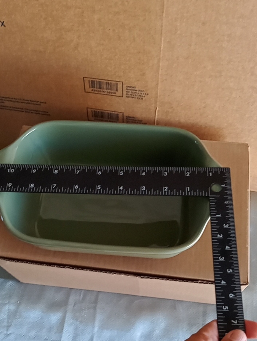 Our Place Sage Green Glazed Ceramic Baking Dish, 2.25QT/2L, No Offers - Picture 6 of 8
